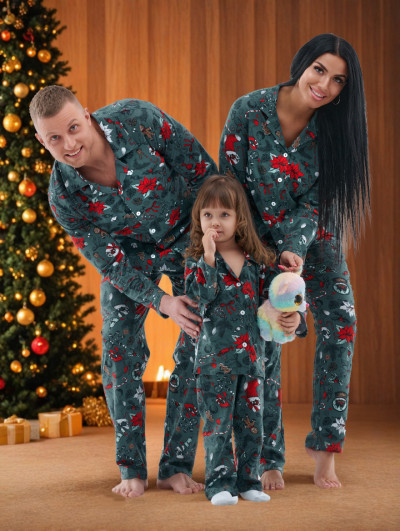 Пижама детская с брюками Family look