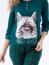 Пижама с брюками и кофтой - 3