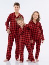 Пижама детская из клетки с брюками Family look - 10 Пижама детская из клетки с брюками Family look - 10